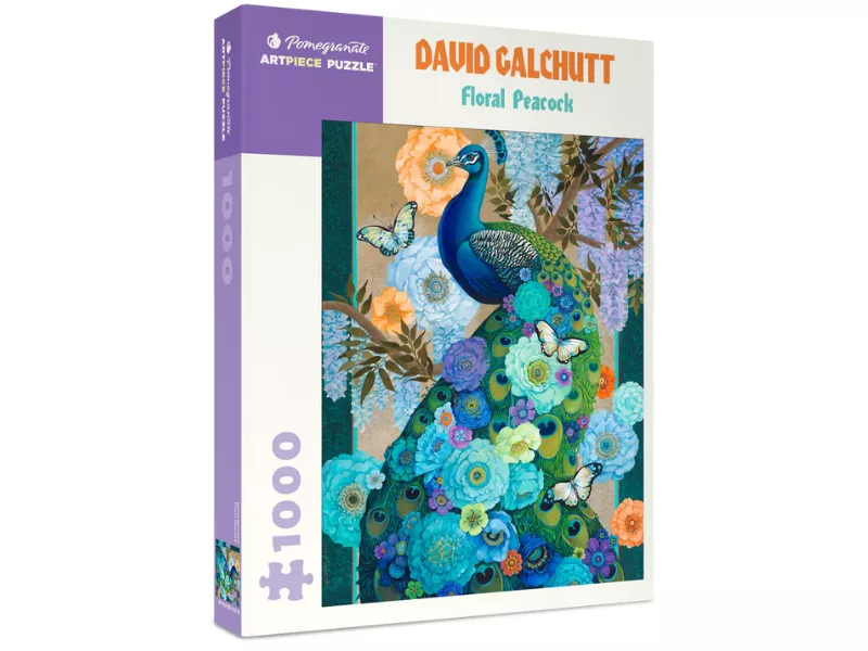 Puzzle- Floral Peacock