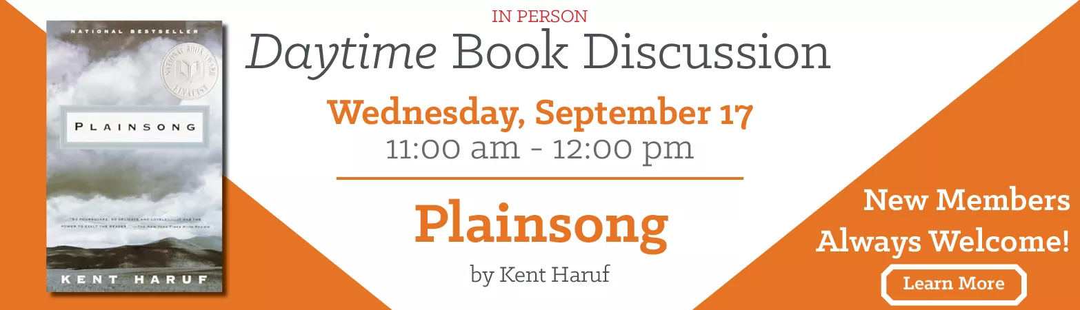 September Daytime Book Discussion 2025